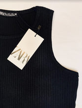 Load image into Gallery viewer, Tunic Ribbed Knit Dress - Black
