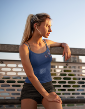 Load image into Gallery viewer, Lilac Butterflies - Solid Embroidered Cami

