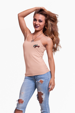 Load image into Gallery viewer, Girl Gang - Solid Embroidered Cami
